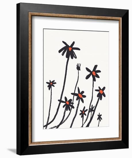 Young Coneflowers I-Jacob Green-Framed Premium Giclee Print