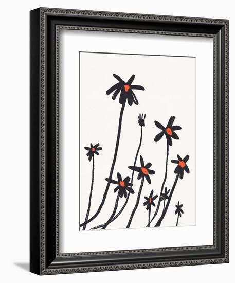 Young Coneflowers I-Jacob Green-Framed Premium Giclee Print