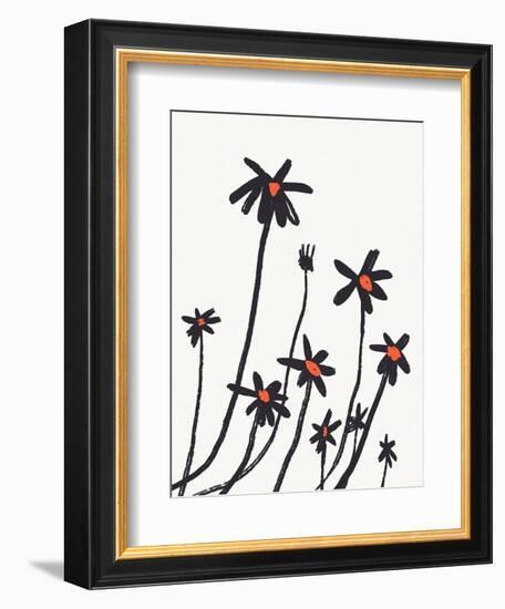 Young Coneflowers I-Jacob Green-Framed Premium Giclee Print