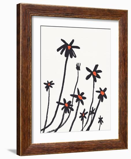 Young Coneflowers I-Jacob Green-Framed Art Print