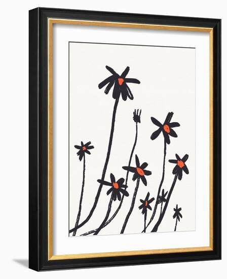 Young Coneflowers I-Jacob Green-Framed Art Print