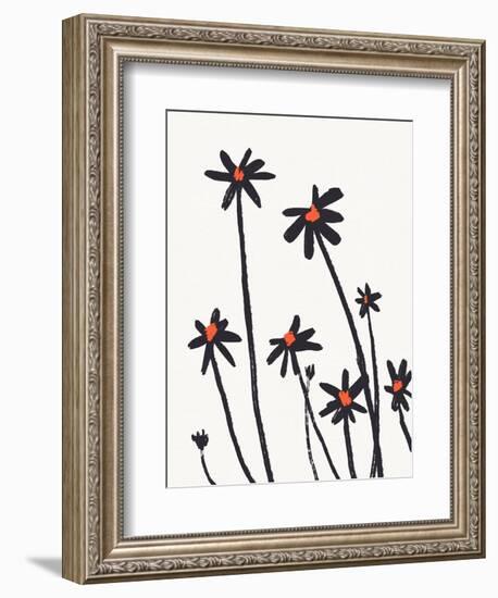 Young Coneflowers II-Jacob Green-Framed Premium Giclee Print