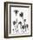 Young Coneflowers II-Jacob Green-Framed Premium Giclee Print