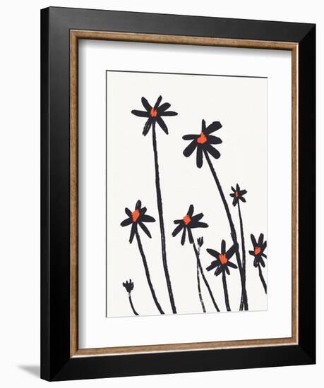 Young Coneflowers II-Jacob Green-Framed Premium Giclee Print