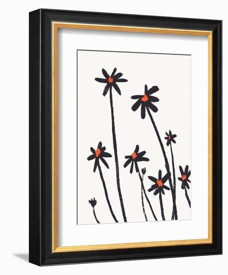 Young Coneflowers II-Jacob Green-Framed Premium Giclee Print