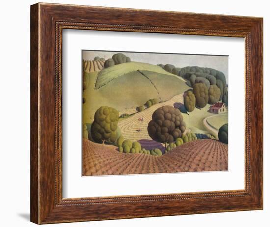 Young Corn, 1931, (1938)-Grant DeVolson Wood-Framed Giclee Print