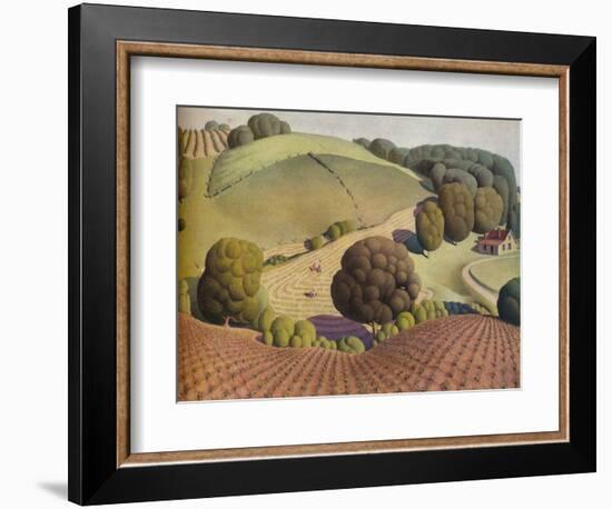 Young Corn, 1931, (1938)-Grant DeVolson Wood-Framed Giclee Print