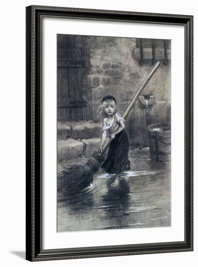 Young Cosette-null-Framed Giclee Print