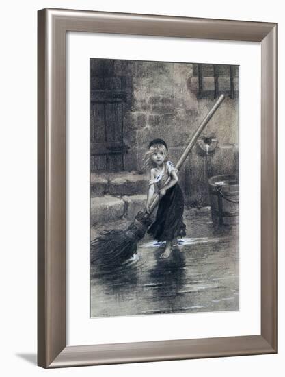 Young Cosette-null-Framed Giclee Print