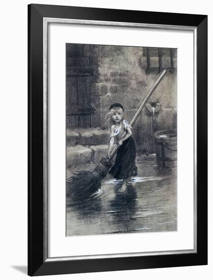 Young Cosette-null-Framed Giclee Print