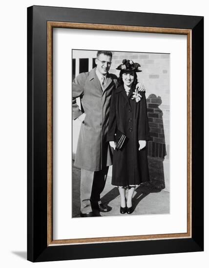 Young Couple, Ca. 1947-null-Framed Photographic Print