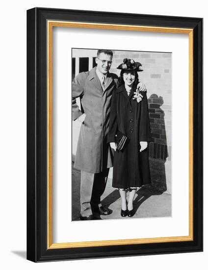 Young Couple, Ca. 1947-null-Framed Photographic Print