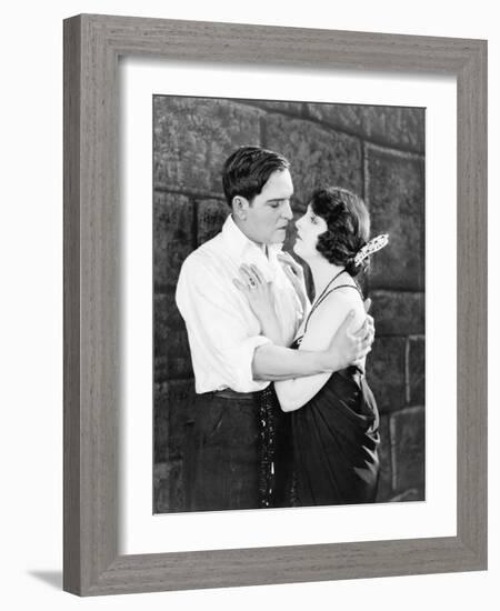 Young Couple Embracing Each Other-null-Framed Photo