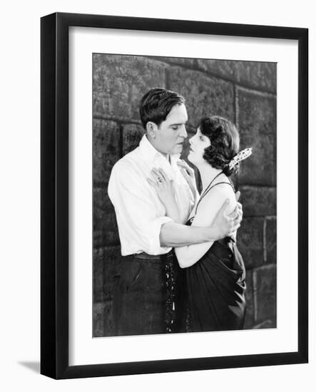 Young Couple Embracing Each Other-null-Framed Photo