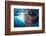 Young Couple Having Fun Underwater and Showing Ok Sign-Dudarev Mikhail-Framed Photographic Print