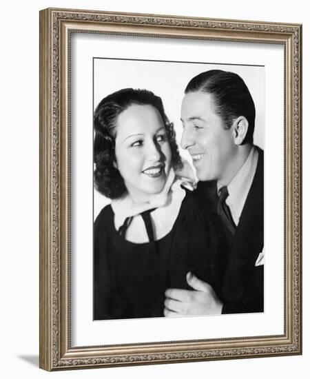 Young Couple Looking Lovingly at Each Other-null-Framed Photo