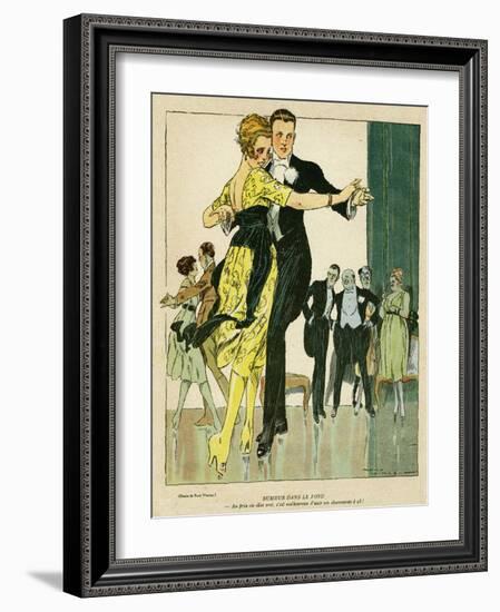 Young Couple Observed-René Vincent-Framed Art Print