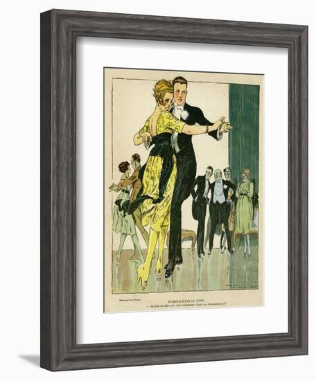 Young Couple Observed-René Vincent-Framed Art Print