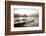 Young Couple on Pier, Sunset, Derwent Water, Cumbria, UK-Peter Adams-Framed Photographic Print