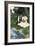 Young Couple Seated by a Brook, Early 1900s-null-Framed Giclee Print