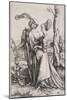 Young Couple Threatened by Death (The Promenad)-Albrecht Dürer-Mounted Giclee Print