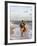 Young Couple Walking on the Beach-Bill Bachmann-Framed Photographic Print
