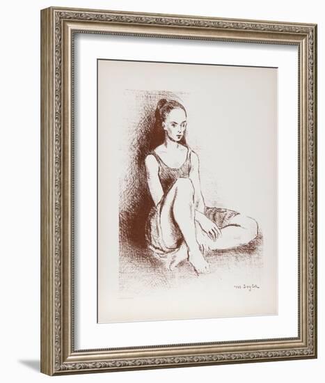 Young Dancer-Moses Soyer-Framed Collectable Print