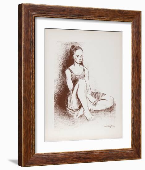 Young Dancer-Moses Soyer-Framed Collectable Print