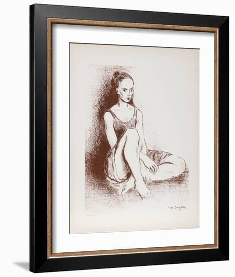 Young Dancer-Moses Soyer-Framed Collectable Print