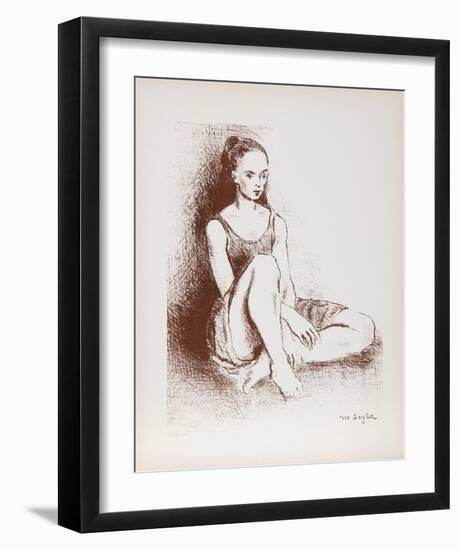 Young Dancer-Moses Soyer-Framed Collectable Print