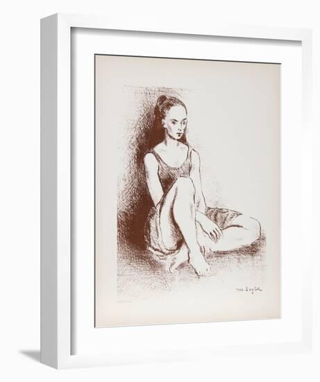 Young Dancer-Moses Soyer-Framed Collectable Print