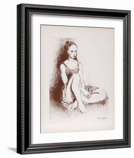 Young Dancer-Moses Soyer-Framed Collectable Print