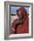 Young Datoga Man Tends His Family's Livestock on Plains East of Lake Manyara in Northern Tanzania-Nigel Pavitt-Framed Photographic Print