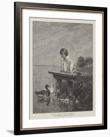 Young Ducks-Robert Julius Beyschlag-Framed Giclee Print