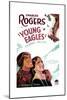 YOUNG EAGLES, US poster art, from left: Charles 'Buddy' Rogers, Jean Arthur, 1930-null-Mounted Premium Giclee Print