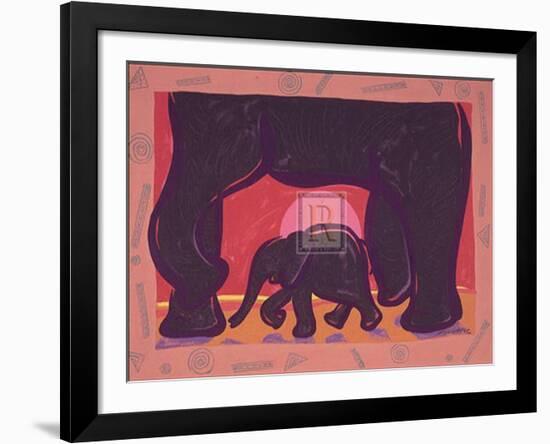 Young Elephant-Gerry Baptist-Framed Art Print