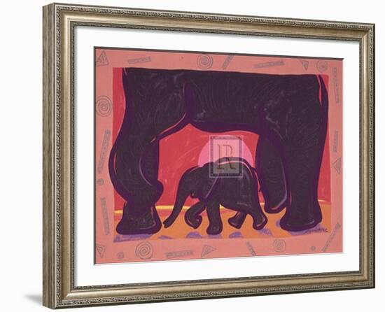 Young Elephant-Gerry Baptist-Framed Art Print