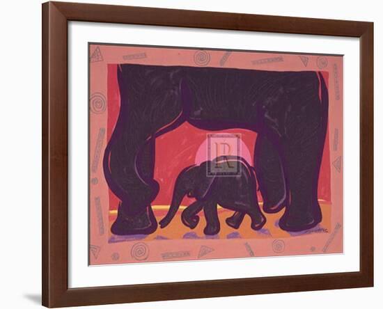 Young Elephant-Gerry Baptist-Framed Art Print