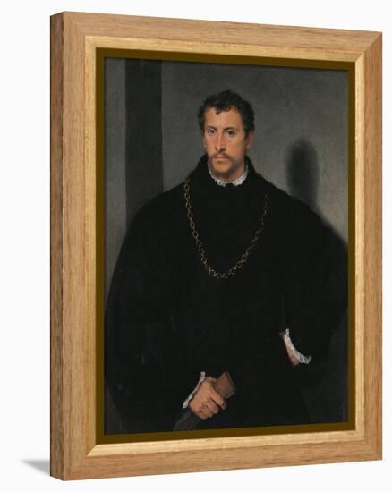 Young Englishman-Titian (Tiziano Vecelli)-Framed Stretched Canvas