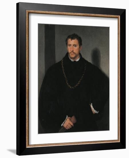 Young Englishman-Titian (Tiziano Vecelli)-Framed Art Print