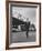 Young Exec Wearing a Brooks Brothers Type of Suit Walking around an Airport-null-Framed Photographic Print