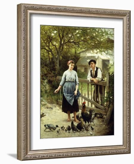 Young Farmers-Edouard Bernard Debat-Ponsan-Framed Giclee Print