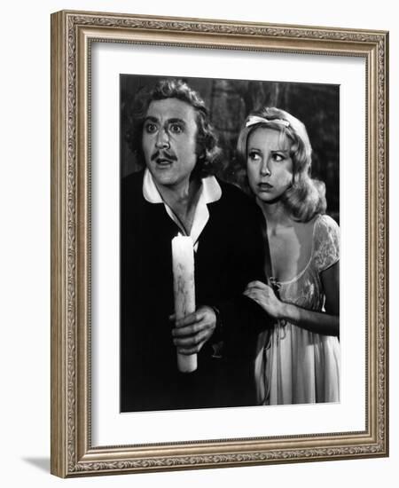 Young Frankenstein, Gene Wilder, Teri Garr, 1974-null-Framed Photo