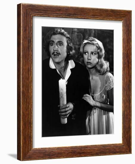 Young Frankenstein, Gene Wilder, Teri Garr, 1974-null-Framed Photo