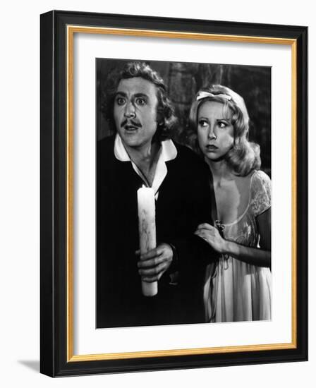 Young Frankenstein, Gene Wilder, Teri Garr, 1974-null-Framed Photo