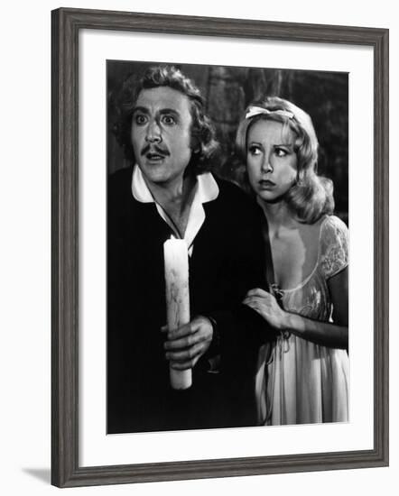 Young Frankenstein, Gene Wilder, Teri Garr, 1974-null-Framed Photo