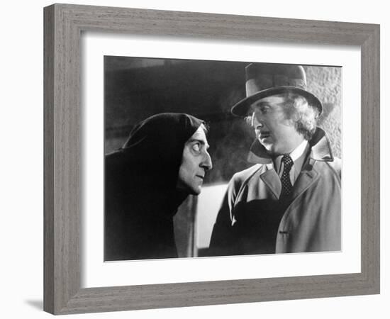 Young Frankenstein, Marty Feldman, Gene Wilder, 1974-null-Framed Photo