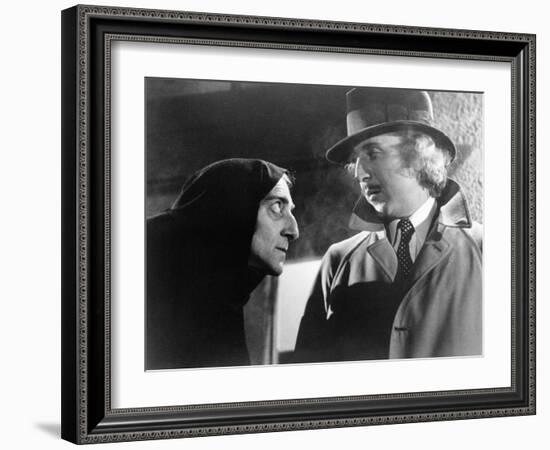 Young Frankenstein, Marty Feldman, Gene Wilder, 1974-null-Framed Photo