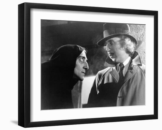 Young Frankenstein, Marty Feldman, Gene Wilder, 1974-null-Framed Premium Photographic Print