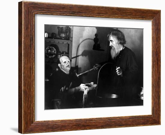 Young Frankenstein, Peter Boyle, Gene Hackman, 1974-null-Framed Photo